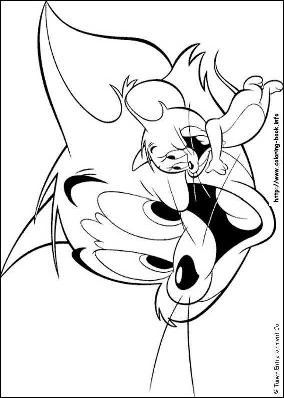 Tom and Jerry coloring picture